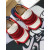 Christian Louboutin Loubishark Sneakers Suede Blue Red
