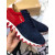 Christian Louboutin Loubishark Sneakers Suede Blue Red