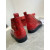 Christian Louboutin Louis Flat Degraloubi High-top Sneaker Patent Leather Black Red