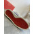 Christian Louboutin Louis Flat High-Top Sneakers Patent Suede Leather Blue Black