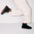 Christian Louboutin Louis High-Top Sneakers Braided Calf Leather Black