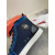 Christian Louboutin Louis High-Top Sneakers Calf Leather and Velvet Black Blue