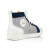 Christian Louboutin Louis High-Top Sneakers Calf LeatherFabric Marine