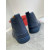 Christian Louboutin Louis High-Top Sneakers Calfskin Navy Blue