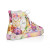 Christian Louboutin Louis High-Top Sneakers Crepe Satin Blooming Print Multicolor