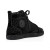 Christian Louboutin Louis High-Top Sneakers Velvet River Calf Leather Black