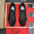 Christian Louboutin Louis Junior Orlato Sneakers Velvet River Crystals Black