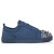 Christian Louboutin Louis Junior P Pik Pik Strass Sneakers Veau Velours And Strass Spikes Denim
