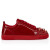 Christian Louboutin Louis Junior P Pik Pik Strass Sneakers Metallic Suede And Spikes Loubi