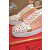 Christian Louboutin Louis Junior Spikes Men Low-top Sneakers Pink