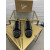 Christian Louboutin Louis Junior Spikes Orlato Sneakers Leather and Suede Black