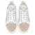 Christian Louboutin Louis Junior Spikes Orlato Sneakers Veau Velours And Damier Canva Natural
