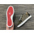 Christian Louboutin Louis Junior Spikes Sneakers CL Jacquard Calf Leather Multi