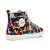 Christian Louboutin Louis Orlato Black-multi/bianco Crepe Satin