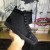 Christian Louboutin Louis Orlato Flat Sneakers Suede and Glitter Leather Black