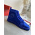 Christian Louboutin Louis Orlato High-top Sneaker Crepe Satin Blue