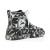 Christian Louboutin Louis Orlato High-Top Sneakers Petunia Calf Leather And Rubber Black