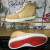 Christian Louboutin Louis Orlato High-Top Sneakers Suede Leather Sand