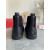 Christian Louboutin Louis Orlato Spikes High-top Sneakers Suede Black