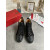 Christian Louboutin Louis Orlato Spikes High-top Sneakers Suede Black Silver