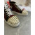 Christian Louboutin Louis Orlato Spikes High Top Sneakers Suede Multicolor