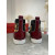 Christian Louboutin Louis Pik Pik Spikes High-top Sneakers Veau Velours and Patent Leather Multicolor