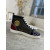 Christian Louboutin Louis Pik Pik Spikes High-top Sneakers Veau Velours and Patent Leather Multicolor