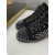 Christian Louboutin Louis Spike High-top Sneakers Veau Velours Black
