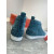 Christian Louboutin Louis Spikes 2 High-top Sneakers Suede Blue