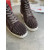 Christian Louboutin Louis Spikes 2 High-top Sneakers Suede Coffee