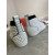 Christian Louboutin Louis Spikes 2 High-Top Sneakers Calfskin White Black