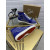 Christian Louboutin Louis Spikes Flat High-top Sneakers Calfskin Blue