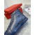 Christian Louboutin Louis Spikes High-top Sneakers Calf Leather Navy Blue
