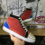 Christian Louboutin Louis Spikes High-Top Sneakers Suede and Glitter Leather Multicolor