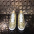 Christian Louboutin Louis Spikes High-top Men Sneakers Texture Leather Gold