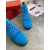 Christian Louboutin Louis Spikes High-Top Sneakers Veau Velous Blue