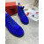 Christian Louboutin Louis Spikes High-Top Sneakers Veau Velous Klein Blue