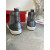 Christian Louboutin Louis Strass High-Top Sneakers Leather and Strass Gray