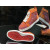 Christian Louboutin Louis Strass High-Top Women Sneakers Veau Velous and Strass Orange White