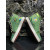 Christian Louboutin Louis Strass High-Top Sneakers Python Roccia Electric Green