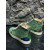 Christian Louboutin Louis Strass High-Top Sneakers Python Roccia Electric Green