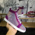 Christian Louboutin Louis Strass High-top Women Sneakers Suede and Strass Purple