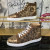 Christian Louboutin Louis Strass High-Top Sneakers Suede Leather Version Moka