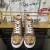 Christian Louboutin Louis Strass High-Top Sneakers Suede Leather Version Moka