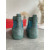 Christian Louboutin Louis Strass High-Top Sneakers Veau Velous and Strass Blue