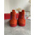 Christian Louboutin Louis Strass High-Top Sneakers Veau Velous and Strass Orange
