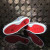 Christian Louboutin Louis Strass Pik Pik Version High-top Sneakers Iridescence Leather Multi