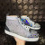 Christian Louboutin Louis Strass Pik Pik Version High-top Sneakers Iridescence Leather Multi