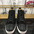 Christian Louboutin Louis Strass Sneakers Veau Velours Sequin Black