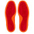 Christian Louboutin Low-top Louis Junior SP Sunrise/sunrise Mat Suede Leather